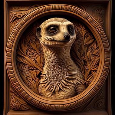 3D model Meerkat (STL)